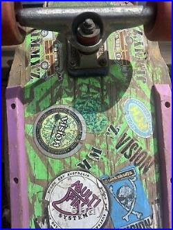 Mark Gator Rogowski Vision Swirl Original Vintage Vision Skateboard OG