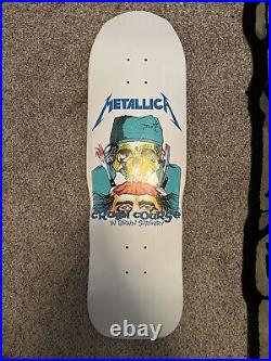 Metallica Crash Course In Brain Surgery Skateboard Deck Pushead