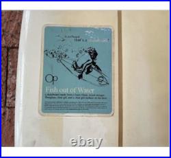 Mid 80's Op Fish Out Of Water Skateboard Deck. 32Lx10 1/2W