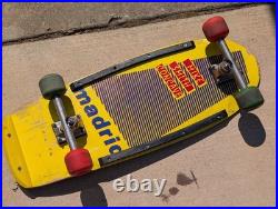 Mike Smith Concave Madrid Rare Vintage No Dot Skateboard Mike Smith Concave Madrid Rare Vintage No Dot Skateboard