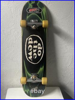 Mtn Dew NEW DISPLAYED Santa Cruz 1999 Original Mountain Dew Skateboard RARE