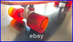 NICE vintage 1975 BAHNE skateboard withACS-500 trucks & ruby red Pipeline wheels