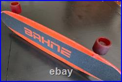 NICE vintage 1975 BAHNE skateboard withACS-500 trucks & ruby red Pipeline wheels