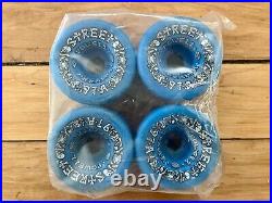 NOS 1980's Powell Peralta Skateboards Blue Bones Street Wheels 59mm 95a