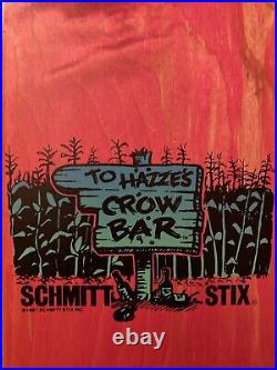 NOS 1987 Hans Lindgren Schmitt Stix Skateboard Deck