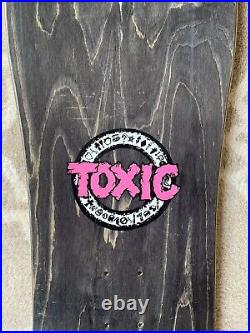 NOS 1990 Dave Crabb Scientist Toxic Vintage Skateboard Deck Lake Riordon Fillion