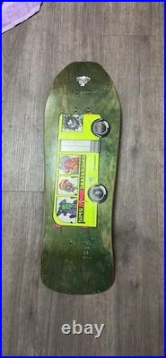 NOS 1990 SIMS Staab Skate Squad School Bus Vintage Skateboard Deck