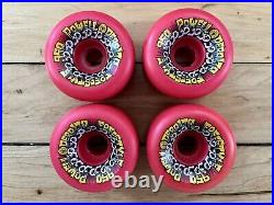 NOS Powell Peralta Skateboards Pink FreeStyle Bones Wheels 59mm 95a