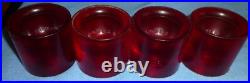 NOS Power Paw Skateboard Wheels Translucent Red 1970s Dogtown FibreFlex G&S Alva