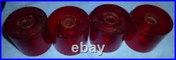 NOS Power Paw Skateboard Wheels Translucent Red 1970s Dogtown FibreFlex G&S Alva