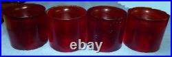 NOS Power Paw Skateboard Wheels Translucent Red 1970s Dogtown FibreFlex G&S Alva