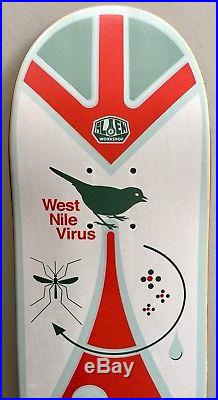 NOS Vintage Alien Workshop West Nile Virus Moving Targets Skateboard Deck RARE