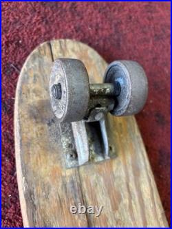 Nash Mfg. Vintage 1960s Sidewalk Surfboard Wooden Skateboard Nash Mfg. Vintage 1960s Sidewalk Surfboard Wooden Skateboard