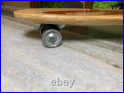 Nash Surf Board Vintage Wood Wooden Steel Wheels Skateboard SHARK Fort Worth TX