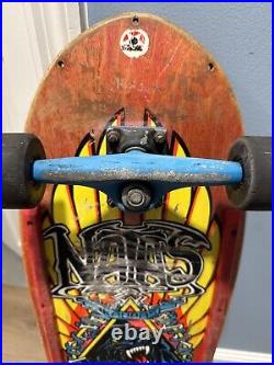 Natas Kaupas 1988 Original Skateboard Complete Tracker Trucks PP Wheels