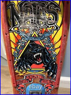 Natas Kaupas 1988 Original Skateboard Complete Tracker Trucks PP Wheels