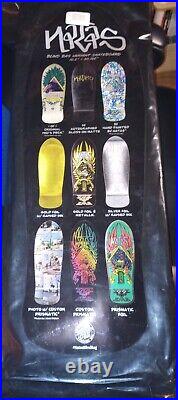 Natas #6 Skateboard Magnet – Custom Made, Santa Monica Airlines, 2¼x4⅞, USA