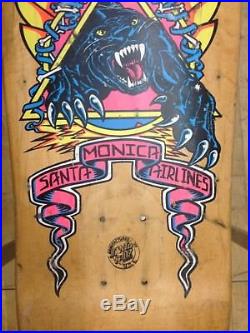 Natas Kaupas Skateboard Deck Santa Monica Airlines Panther Santa Cruz