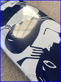 Neil Blender G&S Faces NOS Modified 80's Navy Blue/White Dip Skateboard deck