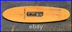 New 1970's Vintage Skateboard Logan Earth Ski DECK ONLY EXCELLENT Condition