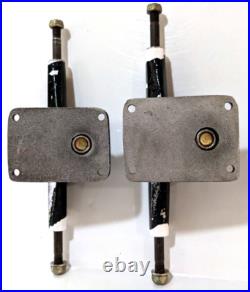 New Old School Vintage Motobilt Skateboard Trucks NOS Black/White Splatter 9 New Old School Vintage Motobilt Skateboard Trucks NOS Black/White Splatter 9