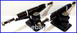 New Old School Vintage Motobilt Skateboard Trucks NOS Black/White Splatter 9 New Old School Vintage Motobilt Skateboard Trucks NOS Black/White Splatter 9