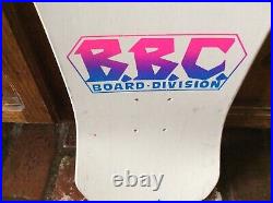 Nos 1989 BBC Bad Boy skateboard team Vintage Skate Deck