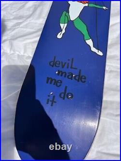 Nos Vintage Maple Skateboards Marc Johnson Devil Made Me Do It Skateboard Deck