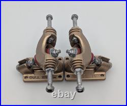 OG 1970s Gullwing HPG IV Split-Axle Trucks Gold Hangers Unmounted Red Bushings