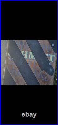 OG 1980s Schmitt Stix Yard Stix Complete Skateboard Independent Trucks Slime