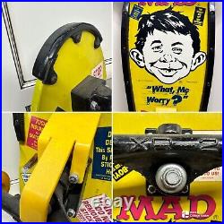 OG Nash 1987 Mad Magazine Vintage Skateboard Mad Man on Board What, Me Worry