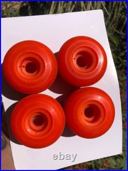 OG VTG 80s MADRID FLY SKATEBOARD WHEELS TRUE ORANGE 60mm RAT BONES SIMS KRYPTOS
