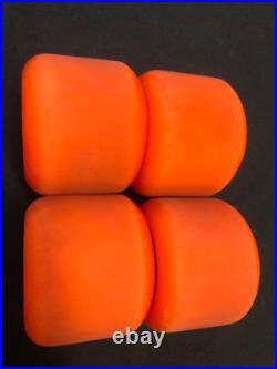 OG VTG 80s MADRID FLY SKATEBOARD WHEELS TRUE ORANGE 60mm RAT BONES SIMS KRYPTOS