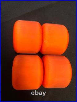 OG VTG 80s MADRID FLY SKATEBOARD WHEELS TRUE ORANGE 60mm RAT BONES SIMS KRYPTOS