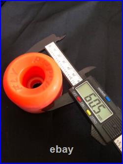 OG VTG 80s MADRID FLY SKATEBOARD WHEELS TRUE ORANGE 60mm RAT BONES SIMS KRYPTOS