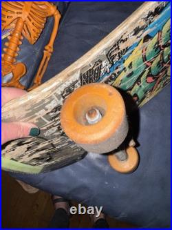 OG Vintage 80s Santa Cruz Jeff Kendall Graffiti Skateboard Gull Wing Bullet RARE OG Vintage 80s Santa Cruz Jeff Kendall Graffiti Skateboard Gull Wing Bullet RARE