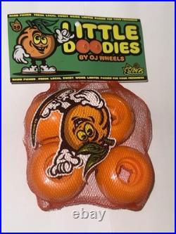 OJ Santa Cruz Little Doodies 58mm Skateboard Wheels In Bright Orange? In Bag