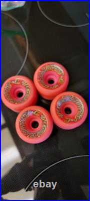 OJ Street Santa Cruz Speed Wheels Vintage Skateboard NOS Vintage 60mm Pink OJ Street Santa Cruz Speed Wheels Vintage Skateboard NOS Vintage 60mm Pink