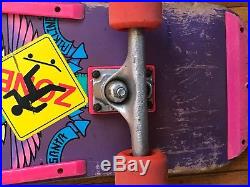 Old School 80's Santa Monica Airlines Natas Vintage Skateboard Sime Ball wheels