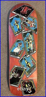 Old School Ray Barbee Tarot Card skateboard deck RARE RED