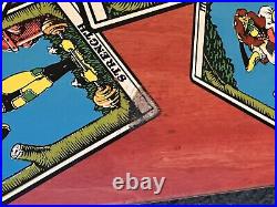 Old School Ray Barbee Tarot Card skateboard deck RARE RED