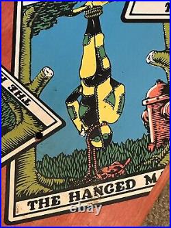 Old School Ray Barbee Tarot Card skateboard deck RARE RED