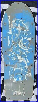 Old School Vintage Skull Skates Skeleton Skateboard Rare Hosoi Santa Cruz Alva
