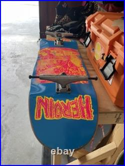 Old school skateboard 10.1 Heroin Skateboard Thunder Trucks
