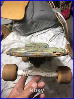 Old skateboard Hosoi Crap