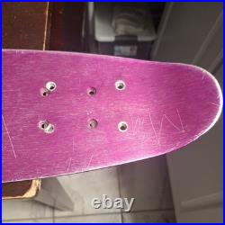Original 1970s Vintage Banzai Purple Aluminum Skateboard