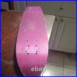 Original 1970s Vintage Banzai Purple Aluminum Skateboard