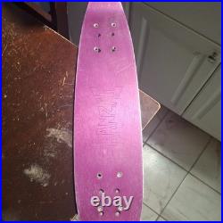 Original 1970s Vintage Banzai Purple Aluminum Skateboard Original 1970s Vintage Banzai Purple Aluminum Skateboard