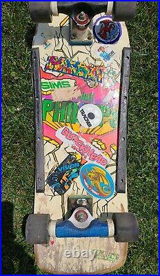 Original 1984 1st Edition Jeff Phillips SIMS BREAKOUT PRO MODEL Skateboard