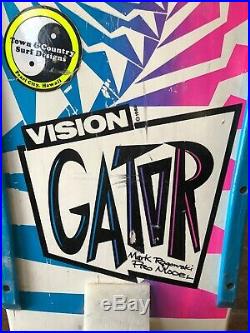 Original 1986 Vision gator Skateboard complete